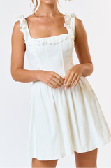 Camila Eyelet Ruffle Mini Dress