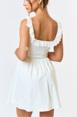 Camila Eyelet Ruffle Mini Dress