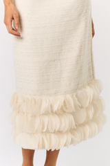 Leia Tweed Maxi Dress