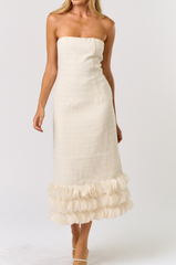 Leia Tweed Maxi Dress
