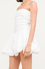 Dion Cotton Bubble Hem Dress