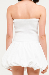 Dion Cotton Bubble Hem Dress