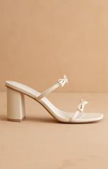 The Wendy Double Strap Bow Heels