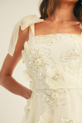 Ada Embroidered Mini Dress