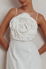 Cotton Flower Maxi Dress
