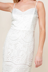 Kari Lace Midi Dress