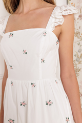 Rylie Floral Cotton Midi Dress