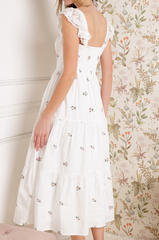 Rylie Floral Cotton Midi Dress