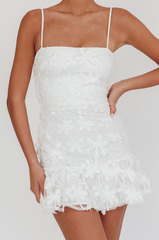Sleeveless Organza Mini Dress