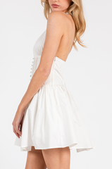 Celine Halter Corset Mini Dress