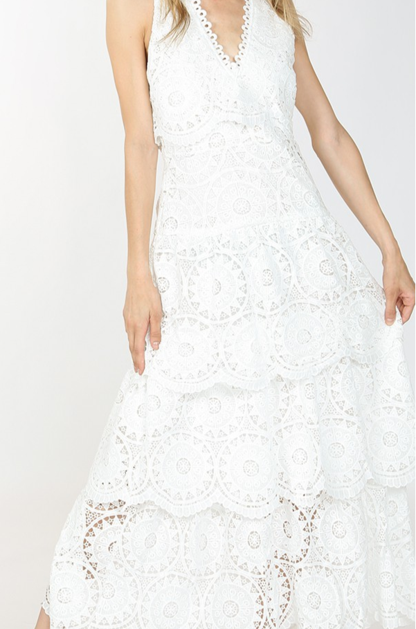 Florence Lace Long Dress