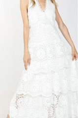 Florence Lace Long Dress