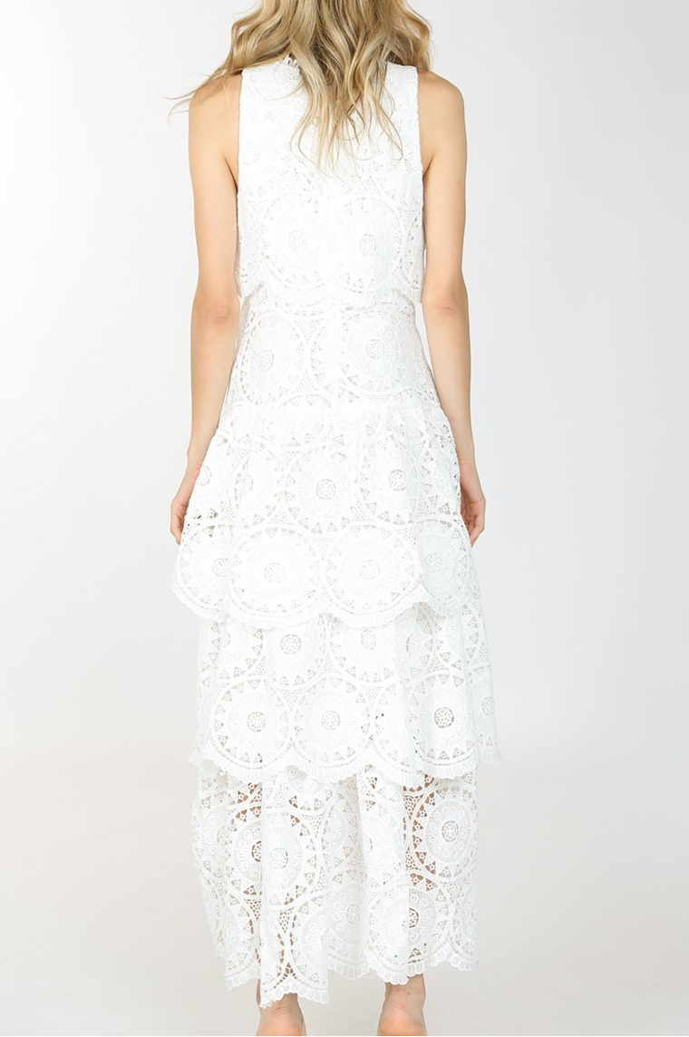 Florence Lace Long Dress