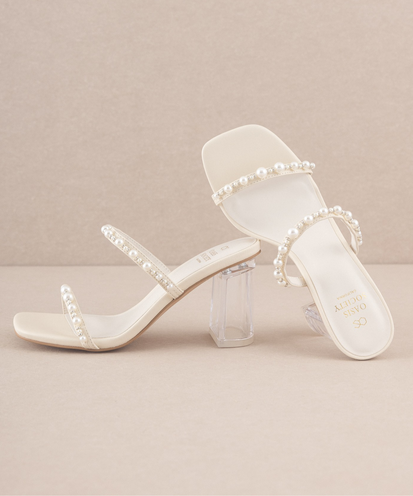 Mae Strappy Pearl Heel