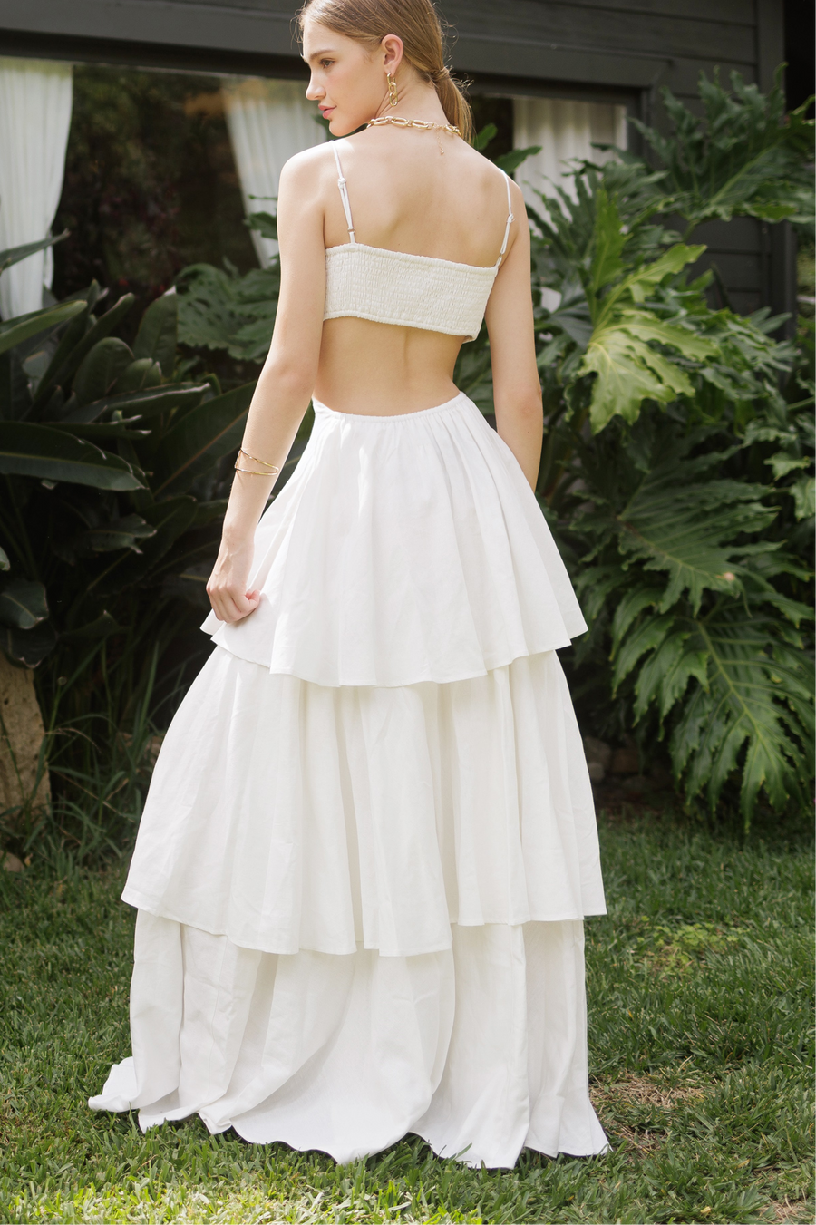 Ava Linen Maxi Dress