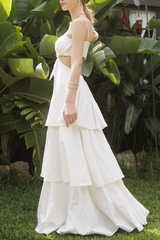 Ava Linen Maxi Dress