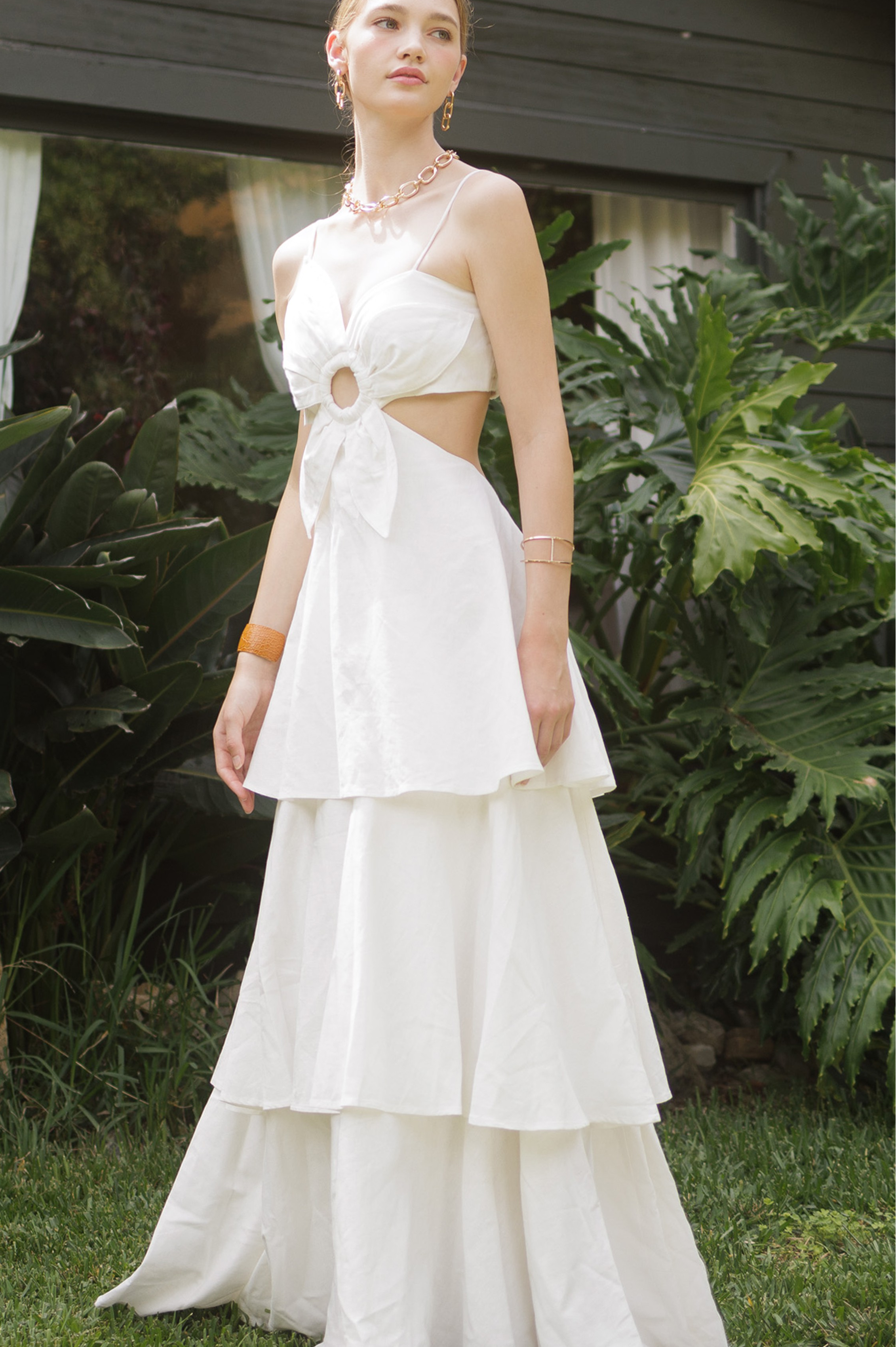 Ava Linen Maxi Dress