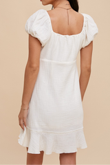 Willow Cotton Gauze Mini Dress