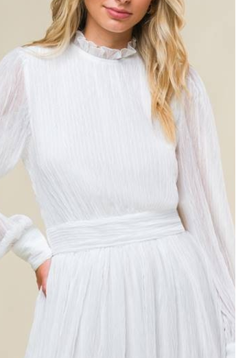 Dove Lightweight crepe Midi Dress