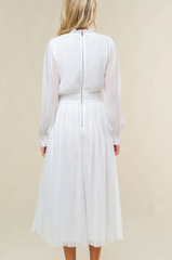 Dove Lightweight crepe Midi Dress