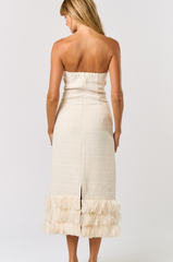 Leia Tweed Maxi Dress