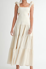Stunning Linen Maxi Dress