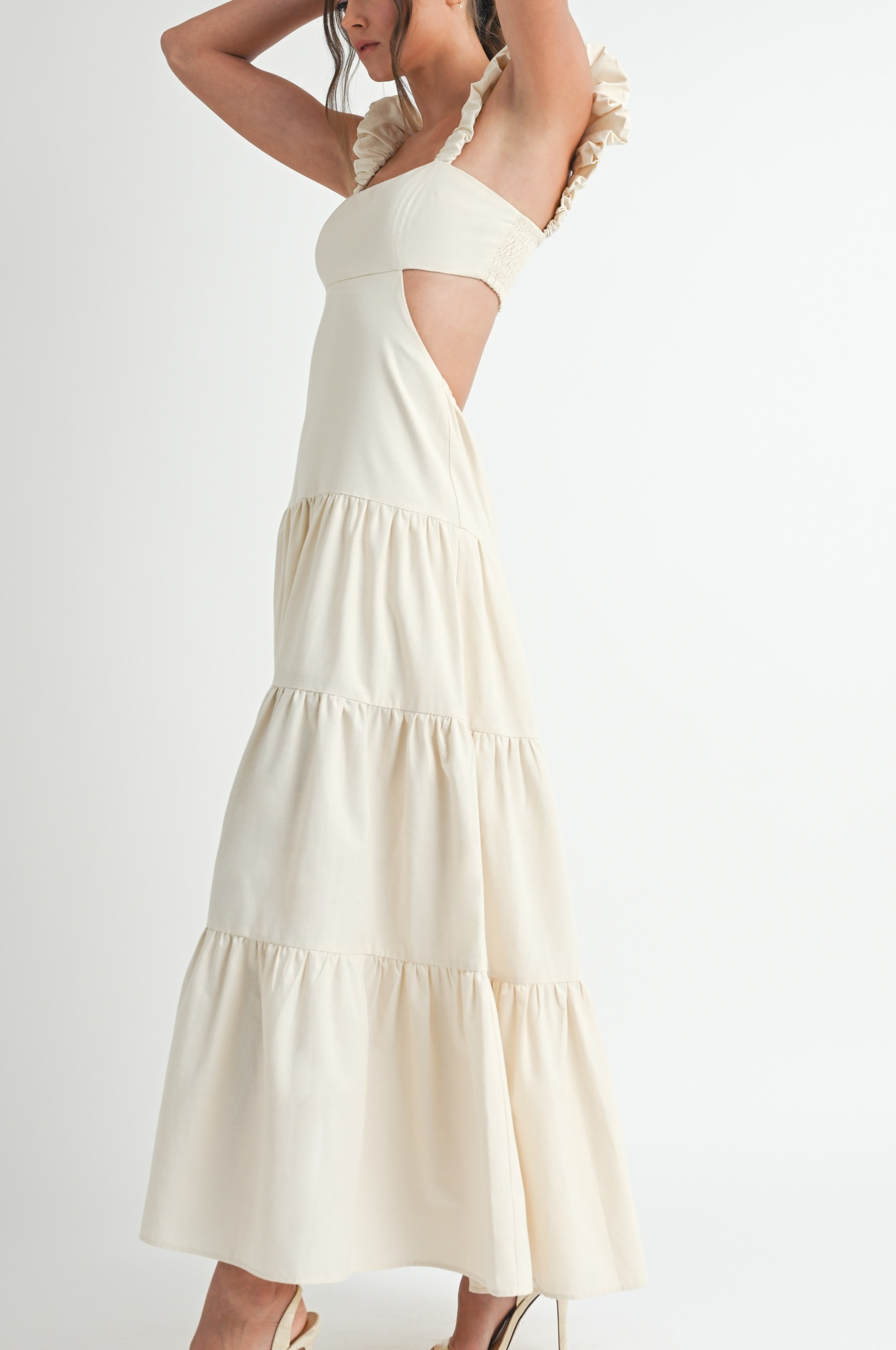 Stunning Linen Maxi Dress