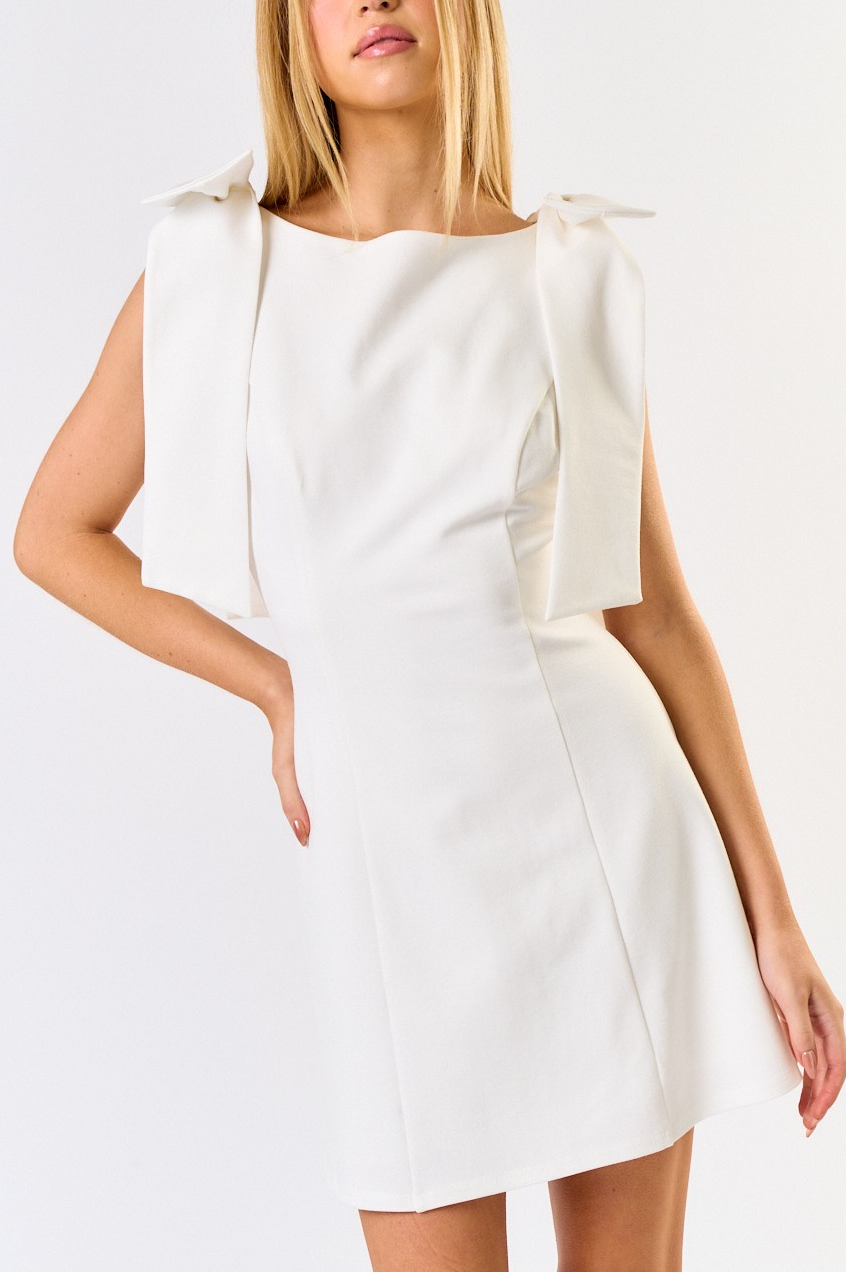 Willow Crepe Mini Dress