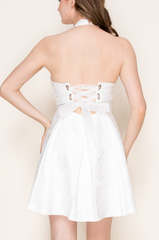 Grace Pleated Mini Dress