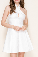 Grace Pleated Mini Dress