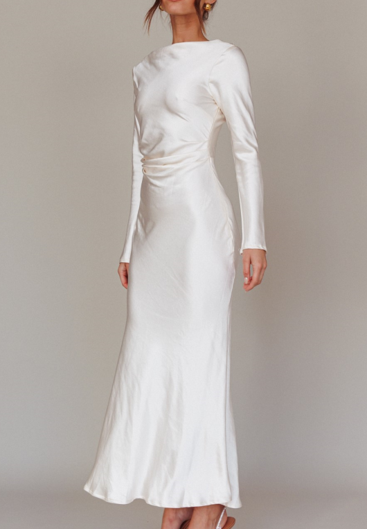 Gorgeous Satin Maxi Dress