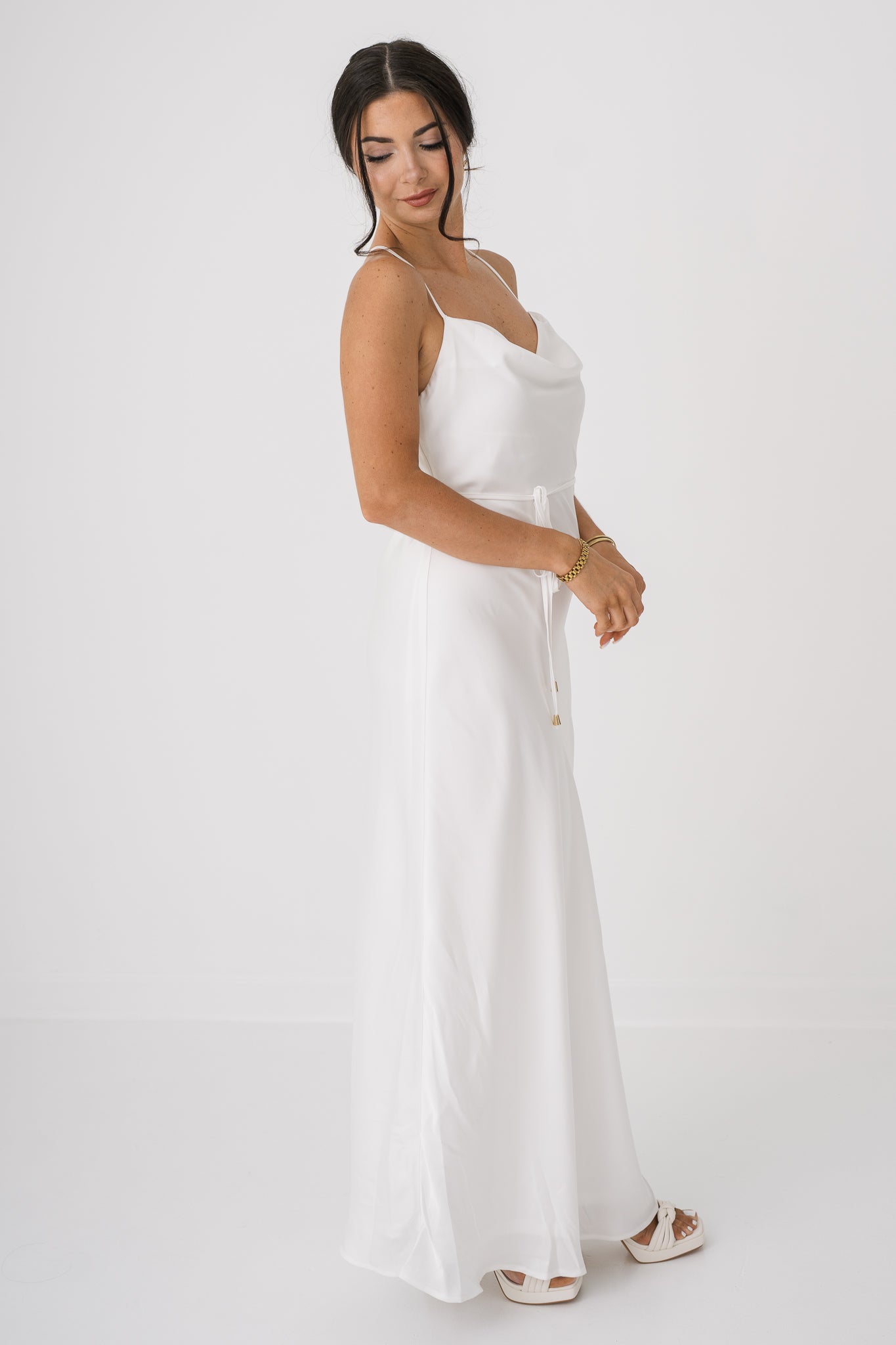 Bree Cowl Belted Slip Maxi Dress - final few!