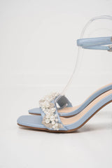 Pearl Detail Block Heels