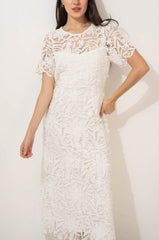 Rihanna Lace Open Back Dress