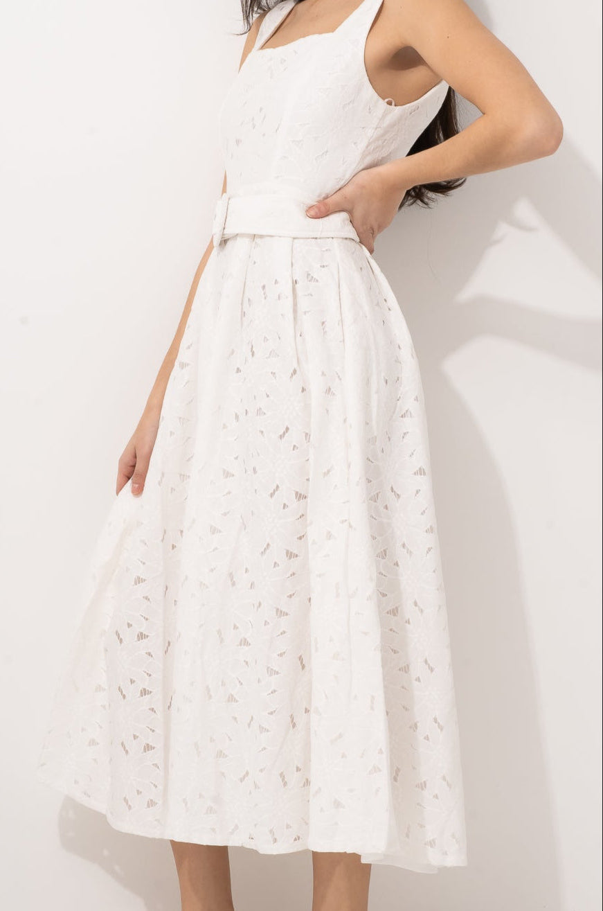 Lana Cotton Midi Dress