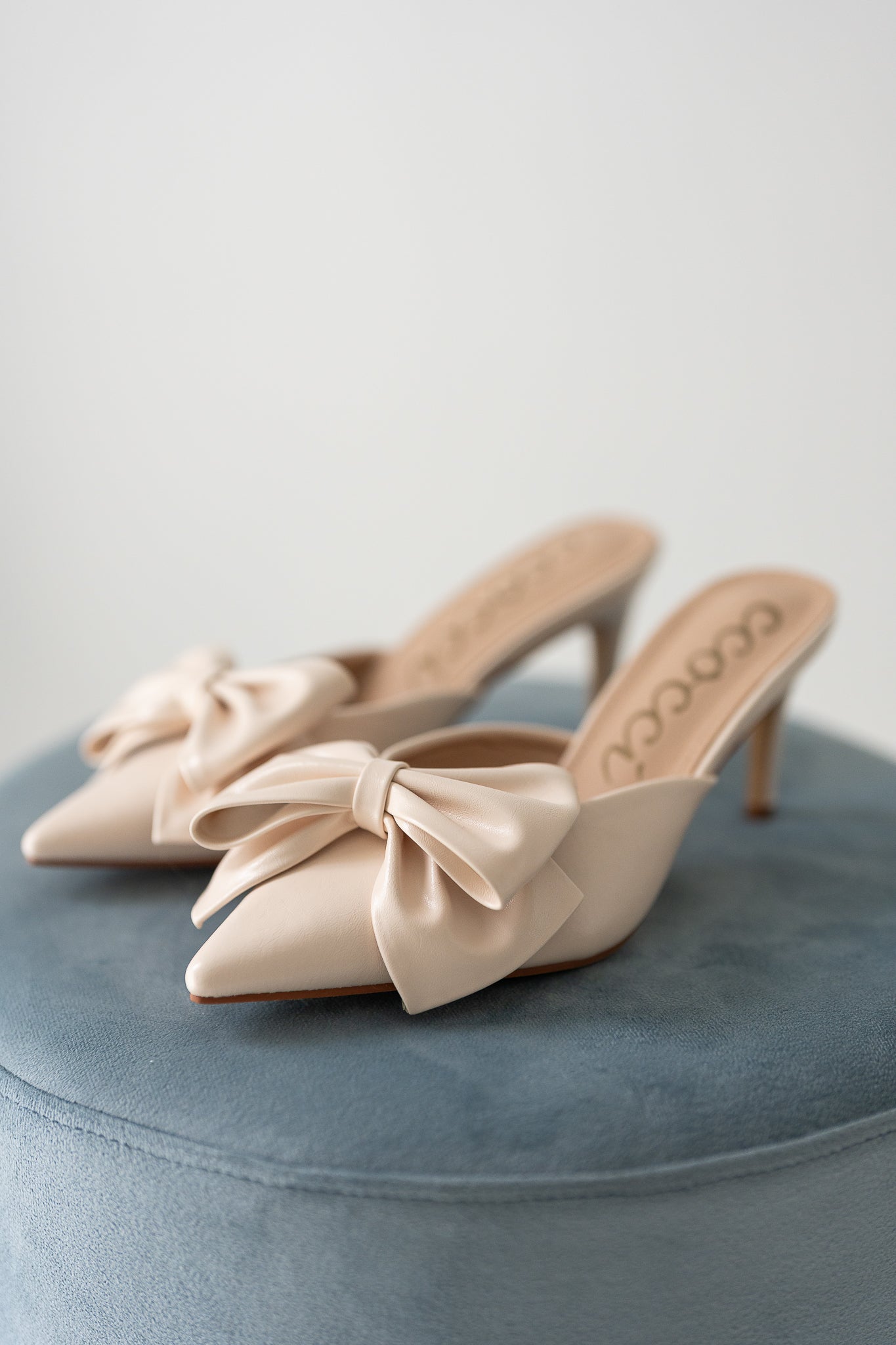 Beautiful Bow Kitten Heel